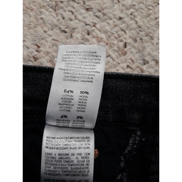 27 MOTHER mid-rise button fly The Stunner Skinny ripped distressed - Picture 7 of 10